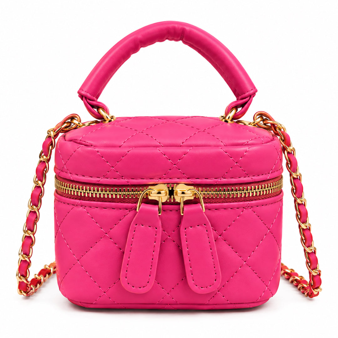 Mini Vanity Bag (Hot Pink)