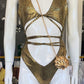 Reina Blk/Gold Swim