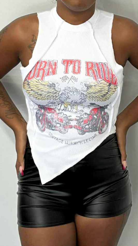 Born to Rule Asymmetrical Tee