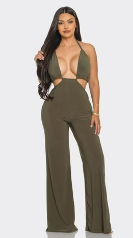 Olive Green Jumpsuit